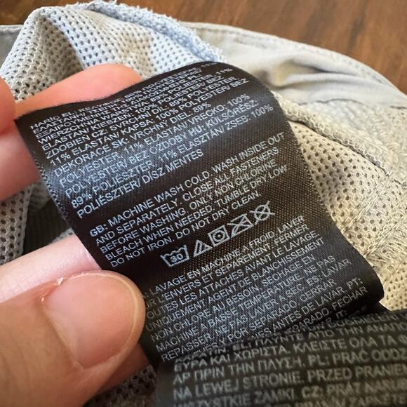 THE NORTH FACE Rolling Sun Shorts Gray Stretch Performance Hiking - Picture 12 of 13